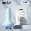 Novo Massageador Roller de Corpo Inteiro com 5 Bolas Magnéticas Ferramenta de Massagem Escova de Meridianos Manual de Aço Inoxidável para Cintura e Abdômen