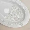 Cuentas Acrílicas Transparentes de Copo de Nieve Multicolor con Agujeros para Accesorios de Llavero DIY y Cuentas Sueltas