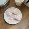 Horquilla con lazo de satén color crema, pinza para el flequillo para niña de ballet, pinza lateral para el pelo, pinza para el pelo rota, accesorios para el cabello, novedad
