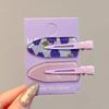 2025 Nuevo Pinza de Gel para el Cabello sin Costuras de Verano Colorido Dopamina Pinza Pequeña Flequillo Frente Cabello Lateral Accesorios para el Cabello