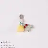 Olla con Mango de Raíz de Loto en Rodajas de Cera de Abeja Pod de Loto Colgante Pequeño DIY Pulsera Colgante de Pulsera Accesorios Semiacabados