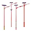 Farolas de Estilo Étnico Yungui, Calles Exteriores Estilo Chino, Características Étnicas, Farolas Solares, Luces LED Étnicas de Pastizales
