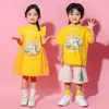 Fantasias de Cheerleading Infantil Estilo Chinês Coro de Alunos do Ensino Fundamental Reunião Esportiva Foto de Formatura do Jardim de Infância Uniformes de Classe