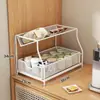 Estante de Almacenamiento de Escritorio Organizador Multifuncional en Capas para Encimera de Cocina Mesa de Comedor Estante para Vasos de Agua y Snacks Caja de Almacenamiento para Bolsitas de Té