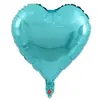 Balão de alumínio de 18 polegadas em formato de coração de amor, estrela de cinco pontas, cor sólida, para casamento, festa de aniversário, fabricantes de balões de alumínio decorativos, atacado