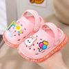 Sandalias de verano para niñas, zapatos de cueva para bebés, antideslizantes, de suela suave, Baotou, bonitos zapatos de playa para bebés.
