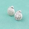 Colgante Zakiram de Plata Pura S999 Colgante Juguete Cultural Característico de Xizang Pulsera Colgante Lateral Material de Accesorios DIY
