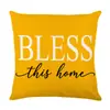 Fronha de Girassol Estilo Country Americano Sem Enchimento, Novo Modelo de Outono, Almofada Personalizada para Sofá de Casa, Almofada de Cabeceira