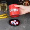 Copo de Cor Suave Couro Silencioso de Alta Qualidade Copo Peneira Silenciador para Dados Copo Colorido Espesso com Base Dados Podem Ser Feitos para Logotipo