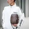 Bolso cruzado para hombre estilo business, Bolso de hombro nuevo de moda en piel suave, Bolso sencillo para el móvil de uso diario para ir al trabajo al por mayor
