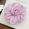 Estilo Férias Grande Flor Presilha de Cabelo Grampo de Cabelo Celebridade da Internet Flor de Cabeça Presilha de Tubarão Presilha para Cabelo Meio Preso de Princesa Acessório de Cabelo para Mulheres Atacado