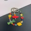 Corrente para Pendurar Celular para Mulheres Verão Flor Dopamina Miçangas Artesanais Estilo Ins Corrente para Pendurar Bolsa de Meninas