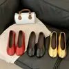 Zapatos de trabajo negros para mujer con suela blanda, zapatos de cuero profesionales para oficina, zapatos para entrevistas para asistentes de vuelo, zapatos planos cómodos y antideslizantes para hotel