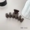 Pinza para el pelo de nuevo estilo 2026 con un toque de alta gama, Pasador floral simple, Pinza de garra acrílica grande para cabello grueso