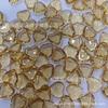 Anel de Coração Meio Rosto Transparente de Esmalte 9mm Anel de Amor Rosto DIY Acessórios de Joias Incrustados Antigos com Contas de Vidro Cristal