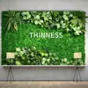 Decoración de pared de fondo anti-decoloración planta artificial pared pared de plantas verdes balcón flores falsas césped de plástico escaparate tienda decoración