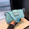 Moda coreana Bolso baguette sexy de moda Ropa de trabajo Bolso de axila Nuevo para mujer Bolso de hombro de alta gama con estampado de cocodrilo estilo motocicleta