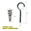 Material de aleación de zinc, sin perforación, tapón de expansión para placa de yeso atornillable, extensión de tornillo Gecko Rápido de avión
