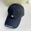 Boné de Baseball para Mulheres, Estilo Coreano, Design Simples com Letra La, Chapéu Casual com Aba Curva, Boné Versátil Street Fashion com Bordado de Letra