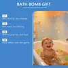 Set de bolas de sales de baño con forma de muñeca que limpia suavemente y cuida la piel delicada e hidratada de todo el cuerpo para el cuidado diario del baño