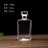 Botella de Vino de Vidrio Guanshan 500ml Botella Transparente para Licor traje Engrosada de Un Jin Botella de Vino para Banquete de Bodas Logo Botella Vacía