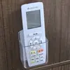 Caixa de Armazenamento de Controle Remoto de Parede de Alta Qualidade Jiaqishi para Sala de Estar, Suporte de Parede para Controle Remoto de TV Doméstico, Instalação com Adesivo Sem Furos