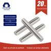 304 barra de dente de aço inoxidável rosca completa DIN976 parafuso parafuso haste dente completo haste parafuso parafuso parafuso prisioneiro de rosca completa