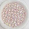14mm Alto UV Transparente Luminoso Agujero para Colgar Perla Redonda diy Hecho a Mano Colgante de Coche Llavero Material de Perlas Accesorios de Joyería