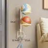 Estante de Almacenamiento para Baloncesto para Uso en Casa, Estante de Exhibición Montado en la Pared, Instalación sin Taladro, Solución de Almacenamiento para Bádminton, Fútbol y Voleibol Infantiles
