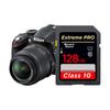 Tarjeta SD para Cámara 128g Tarjeta de Memoria de Alta Velocidad para Cámara Adecuada para Canon Mirrorless, Sony, Fuji Mirrorless Dslr