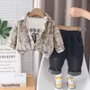 Traje de Bebé con Estampado Fluorescente de Primavera, Ropa Elegante para Niños, Ropa Nueva para Bebés de Primavera y Otoño 2026, Conjunto de Primavera para Niños