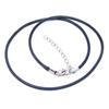 Venta al por mayor del fabricante Collar DIY con Cordón de Cuero Negro, Accesorios de Colgante de Moda Estilo Coreano para Hombres y Mujeres, Cadena de Collar Única