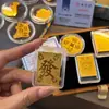 Adesivo para Celular Ouro Puro 999 Princesa Fique Rica Rápido Folha de Ouro Adesivo para Geladeira Ano do Carneiro Tenha Dinheiro para Gastar Cartão de Ouro Presente