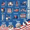 Nuevo producto transfronterizo: Adornos Colgantes Patrióticos de Madera del 4 de Julio Día de la Independencia, Decoraciones Colgantes Patrióticas de Gnomos para el Día de la Independencia