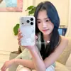 Cuadros Patchwork Floral Aplicable a Funda para Teléfono Apple 17PROMAX iPhone15Plus Funda Suave 14 Fresca y Linda 13