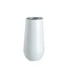 Taza recubierta para sublimación puntual transferencia de calor Taza recta de 20 oz taza de doble asa taza termo pequeña y bonita para coche de sublimación