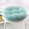 Cojín Redondo Grueso de Lino para Silla de Oficina de Invierno, Cojín Largo para Asiento de Estudiante y Jardín de Infancia