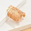 Anel de Flor Simples Retrô Estilo Metálico Boêmio Venda Quente Transfronteiriça Anel de Flor Borboleta Amor Atacado para Mulheres