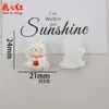 Gato da Sorte Desenho Animado Fofo Artesanal DIY Acessórios de Resina Cola de Creme Enfeites de Cabelo Capa de Celular Adesivos para Copo de Água