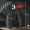 Agarre de Dedo de Acero al Carbono con Resorte Ajustable para Ejercicio de Dedos, Entrenamiento de Rehabilitación Muscular de la Mano y Contador de Fuerza de Dedos
