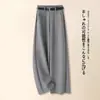Pantalones de traje de moda para mujer para otoño, pantalones de pierna ancha estrecha holgados y fluidos, nuevos pantalones rectos casuales de cintura alta adelgazantes 2026