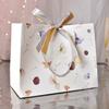 Bolsa de regalo con forma de hoja, bolsa de regalo, bolso de mano, bolsa de papel, bolsa para bocadillos y dulces, se puede descontar en grandes cantidades.