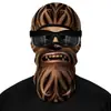 Máscara de Montar para Motocicleta al Aire Libre Cubierta Facial 3D Sudadera Deportiva Sombrero a Prueba de Polvo y Frío Forro de Casco Resistente al Viento