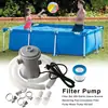 Bomba de filtro eléctrico para piscina filtro de agua para piscina grande bomba circulante limpiador de piscina doméstico de 300 galones