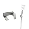 Válvula Mezcladora de Agua Caliente y Fría Grifo para Bañera Acero Inoxidable 304 Juego de Cabezal de Ducha para Grifo de Baño e Inodoro