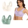 Conjunto de 3 Piezas Transfronterizo Talla Grande Sin Alambres Chaleco de Encaje Ropa Interior Delgado Recoge Lado Pecho Push-Up Sujetador Ajustable Fabricante