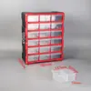 Caja de Almacenamiento para Artículos Varios de Escritorio Plástico Simple Tipo Cajón Compartimentada Caja de Herramientas para Piezas Clasificación y Organización Hogar Montado en Pared