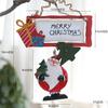 Pingente Pequeno de Resina Natalino Retrô Transfronteiriço Floco de Neve Coração Árvore de Natal Estrela de Cinco Pontas Decoração de Cena
