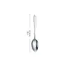 Juego de Cubiertos de Acero Inoxidable Transfronterizo para Hoteles, Cuchillos y Tenedores para Bistec, Cucharas Soperas, Cucharas de Postre para Restaurantes, Tenedores para Pasteles, Juego de Cubiertos con Mango Puntiagudo