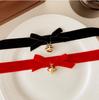 Huan también amor collar banda para el cuello femenina banda para el cuello cadena anillo para el cuello masculino gargantilla collar sexy cadena clavícula cuello pareja